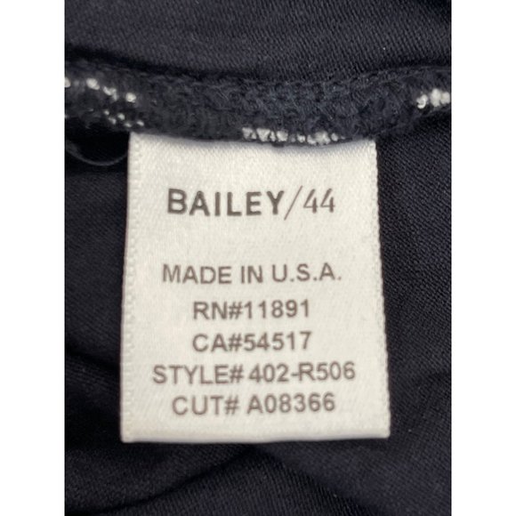 Bailey 44 Climbing Vine Asymmetric Choker Sleeveless‎ Criss Cross Stripe Dress S - Picture 10 of 12